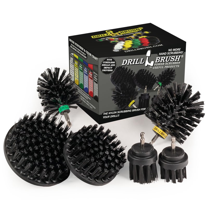 Drillbrush The Ultimate No-Wire Grill Brush Kit - BBQ Accessories - Drill Brush - Rust Remover - Cast Iron Skillet - Grill Cleaner - BBQ Brush - Grill Accessories - Grill Scraper - Electric Smoker - Gas Grill - Image 1